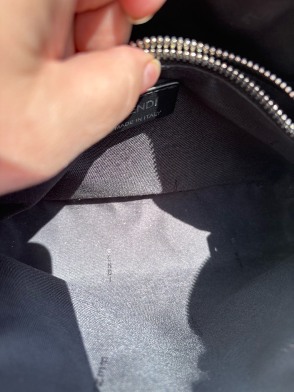 Fendi bag. Black leather By the way. USED - Picture 8 of 10